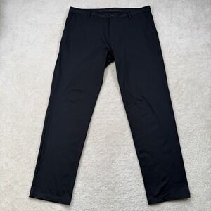 Rhone Commuter Pants Classic Fit Mens 40x32 Black Golf Stretch Performance